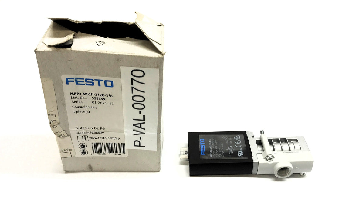 Festo Fast Switching Solenoid Valve MHP3-MS1H-3/20-1/8 NOS