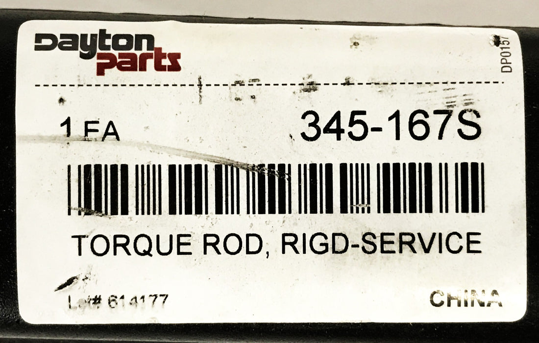 Dayton 19-1/4 inch Rigid Axle Torque Rod 345-167S NOS