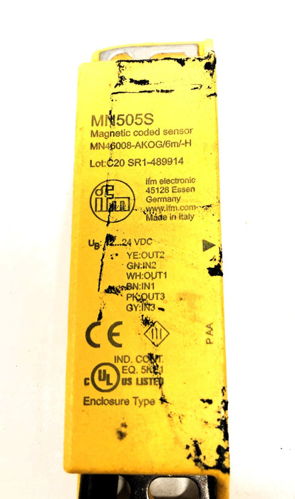 IFM Magnetic Coded Sensor MN505S USED