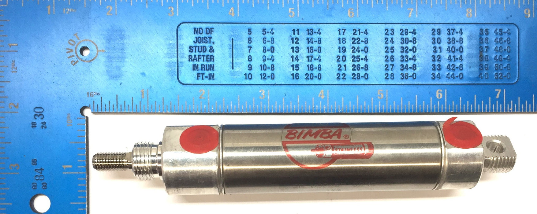 Bimba Stainless Pneumatic Cylinder SR-092-DP-00MC NOS