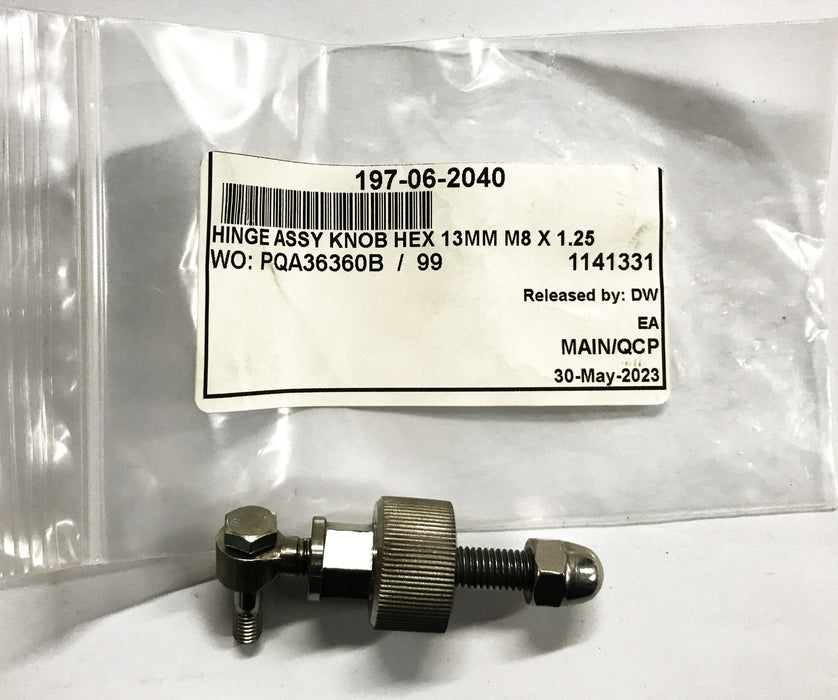 Unbranded Hex Knob Hinge Assembly 197-06-2040 NOS