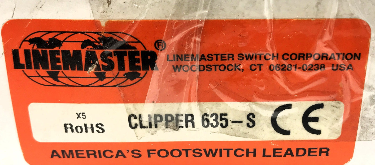 Clipper Linemaster Pedal Footswitch 635-S NOS