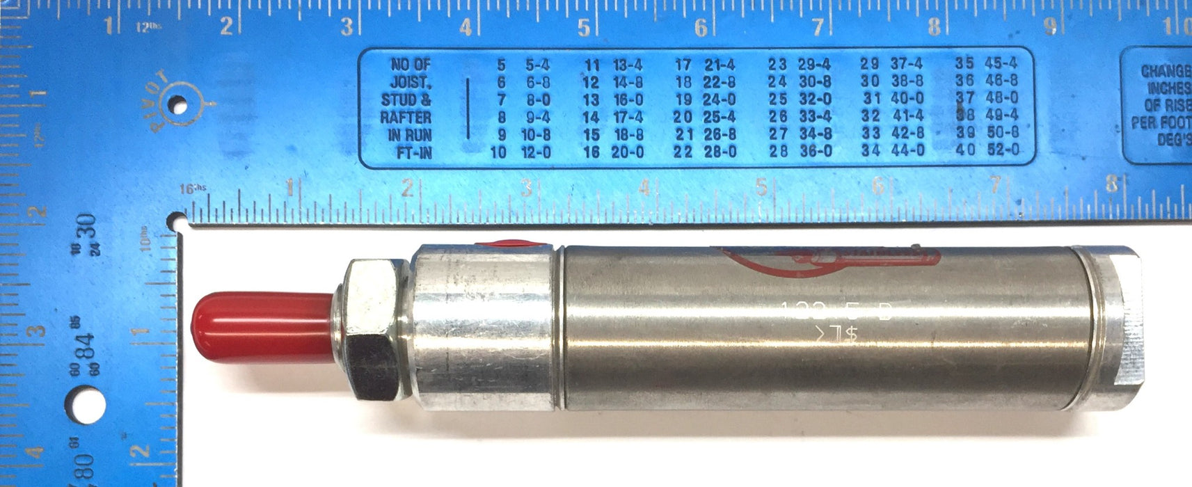 Bimba Stainless Pneumatic Cylinder 122.5-D NOS