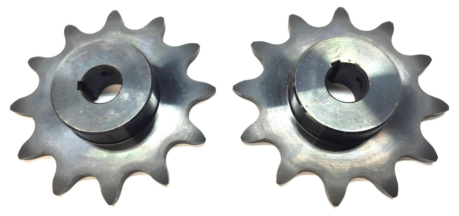 Peer 3/4" 12-Tooth Roller Chain Sprocket w/Keyway H2042B12 x 3/4" [Lot of 2] NOS