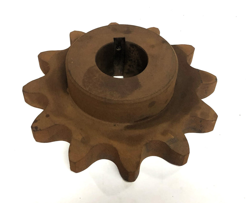 Unbranded 0.47 Inch Keyway 2.18 Inch Bore Sprocket 12 Tooth NOS