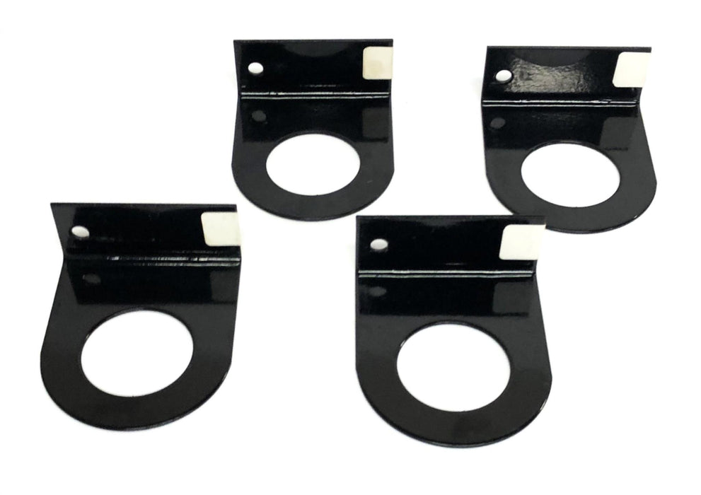 Unbranded 4-3/4x4x1-3/4 Inch L Bracket 2 Inch Round 30728 [Lot of 4] NOS