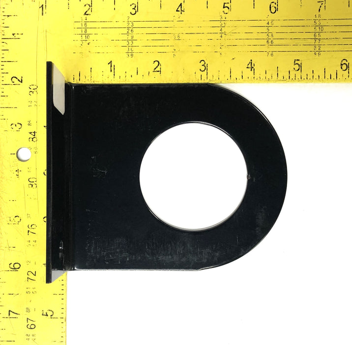 Unbranded 4-3/4x4x1-3/4 Inch L Bracket 2 Inch Round 30728 [Lot of 4] NOS