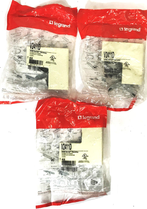 Legrand Divided Flat Elbow V2411D [Lot of 3] NOS