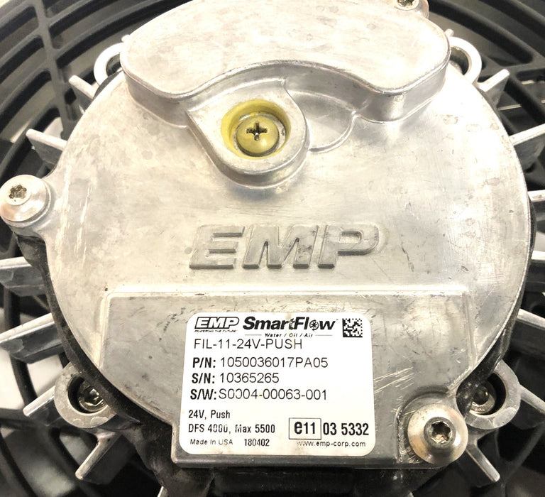 EMP SmartFlow 11 Inch Fan FIL-11-24V-PUSH (P/N 1050036017PA05) NOS