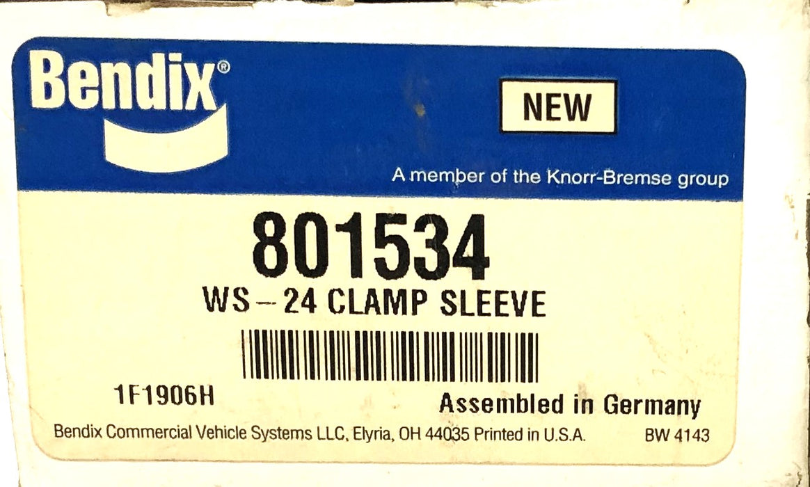 Bendix WS-24 Clamp Sleeve 801534 [Lot of 4] NOS