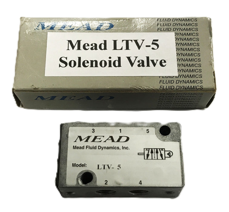 Mead Solenoid Valve LTV-5 NOS