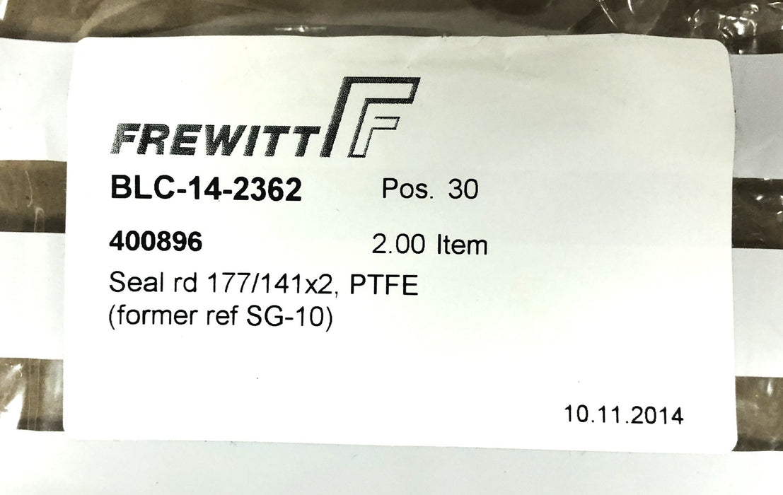 Frewitt BLC-14-2362 Seal [Lot of 2] 400896 NOS