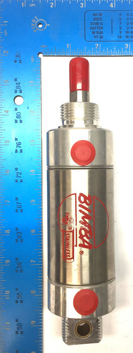 Bimba Stainless Pneumatic Cylinder M-311.5-DXPGW NOS
