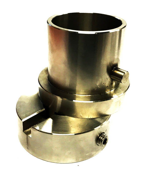 Unbranded Stainless Steel Jaw Coupling Assembly BLNTS-75-H-S-ID59 NOS