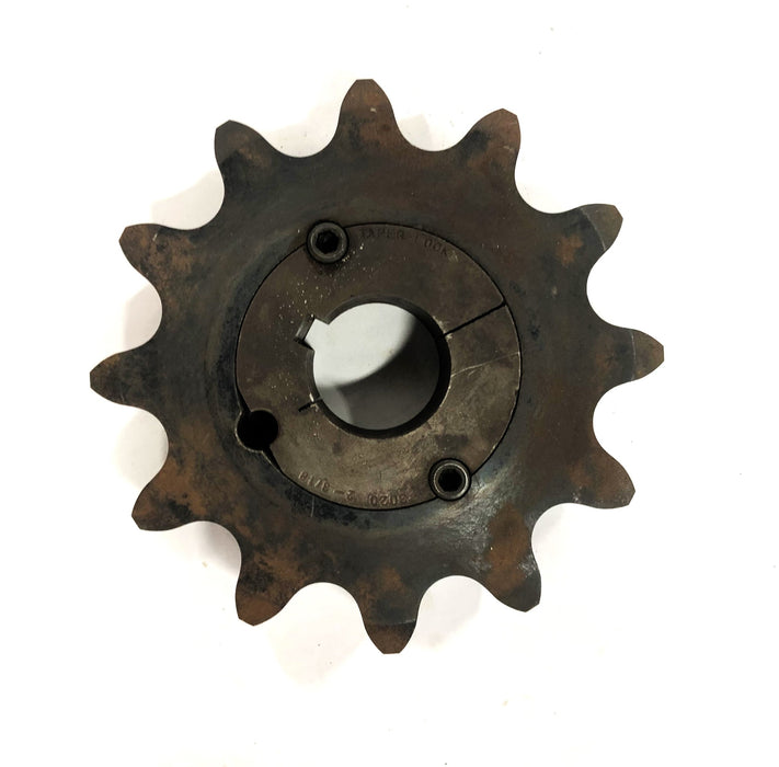 Unbranded 12 Tooth Sprocket With Taper Lock 3020 2-3/16 USED