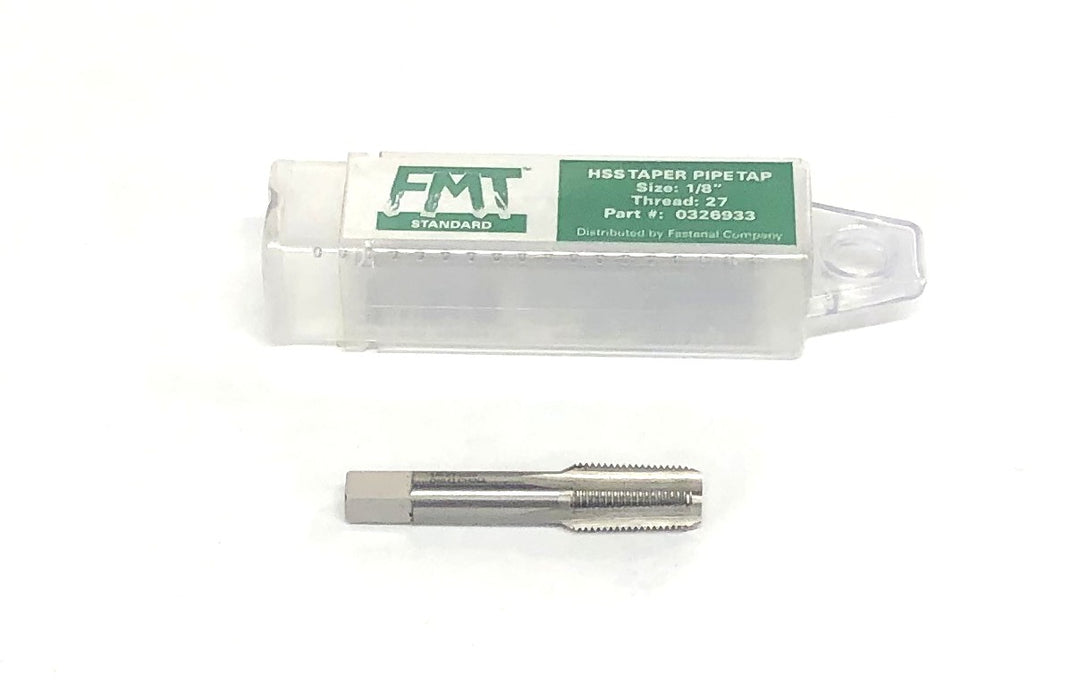 FMT 1/8 Inch 27 Thread 4 Flute HSS Taper Pipe Tap 0326933 NOS