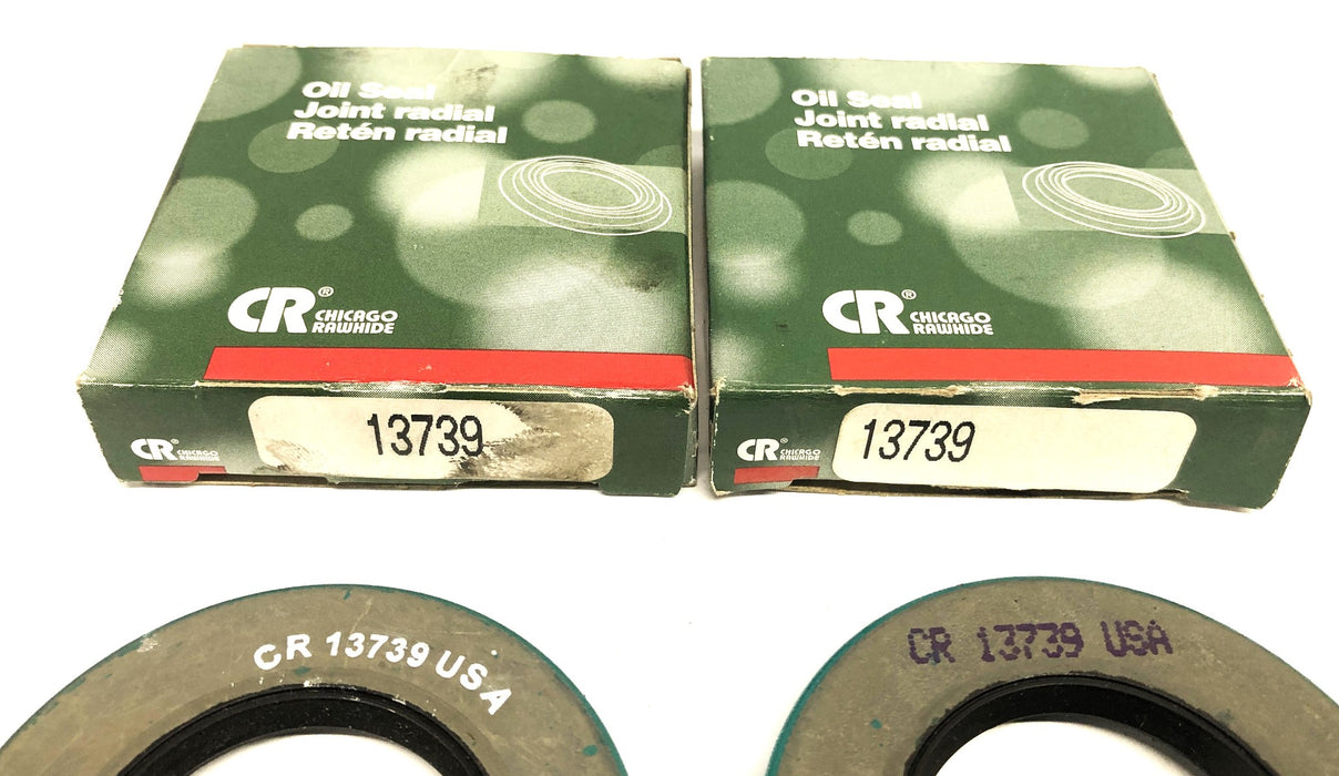 Chicago Rawhide Oil Seal 13739 [Lot of 2] NOS