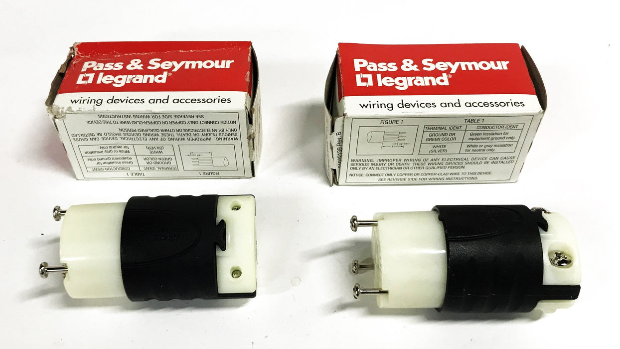 Pass & Seymour 15A 277VAC Turn Lock Connector PSL715-C [Lot of 2] NOS