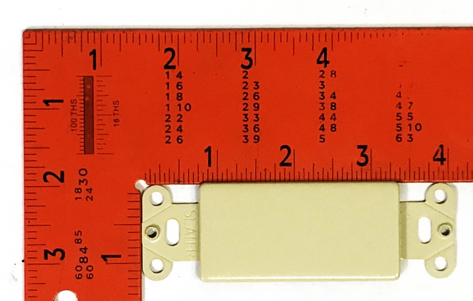 Slater Metal Blank Insert Adapter Plate 13-80414-001 [Lot of 15] NOS