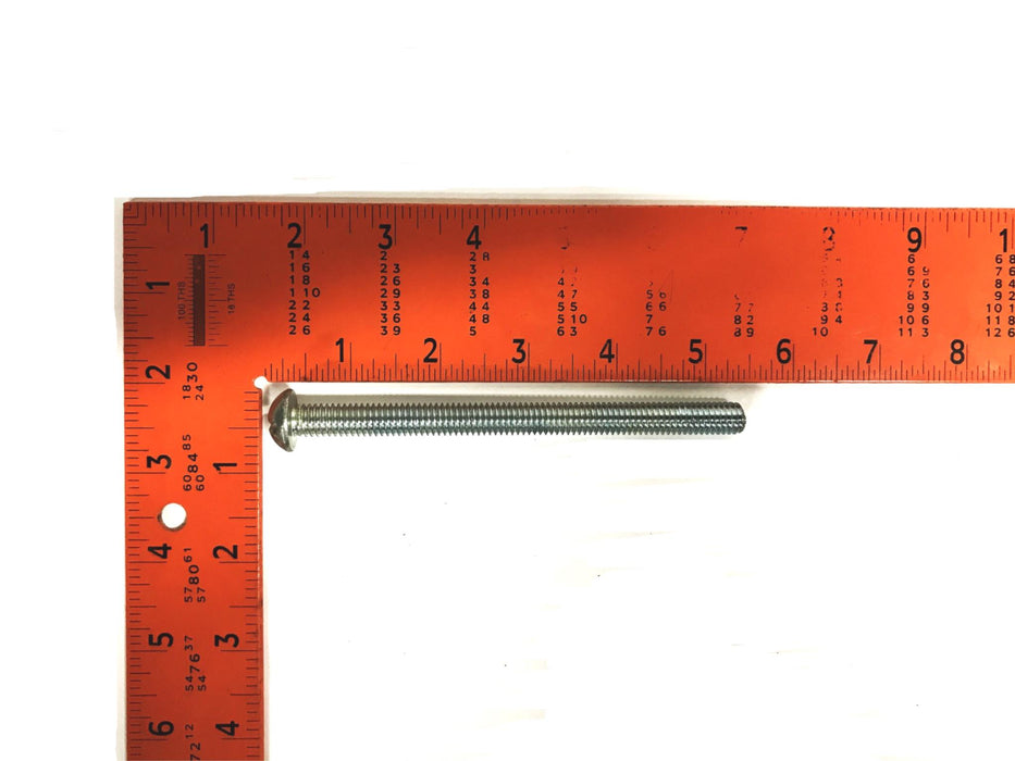 Unbranded 3/8 inch x 5 inch Round Head Slotted Anchor Bolt [Lot of 8] NOS