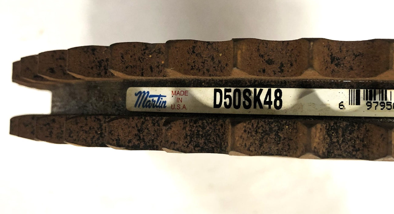 Martin 48 Tooth 2.79 Inch Bore Double Roller Sprocket D50SK48 NOS