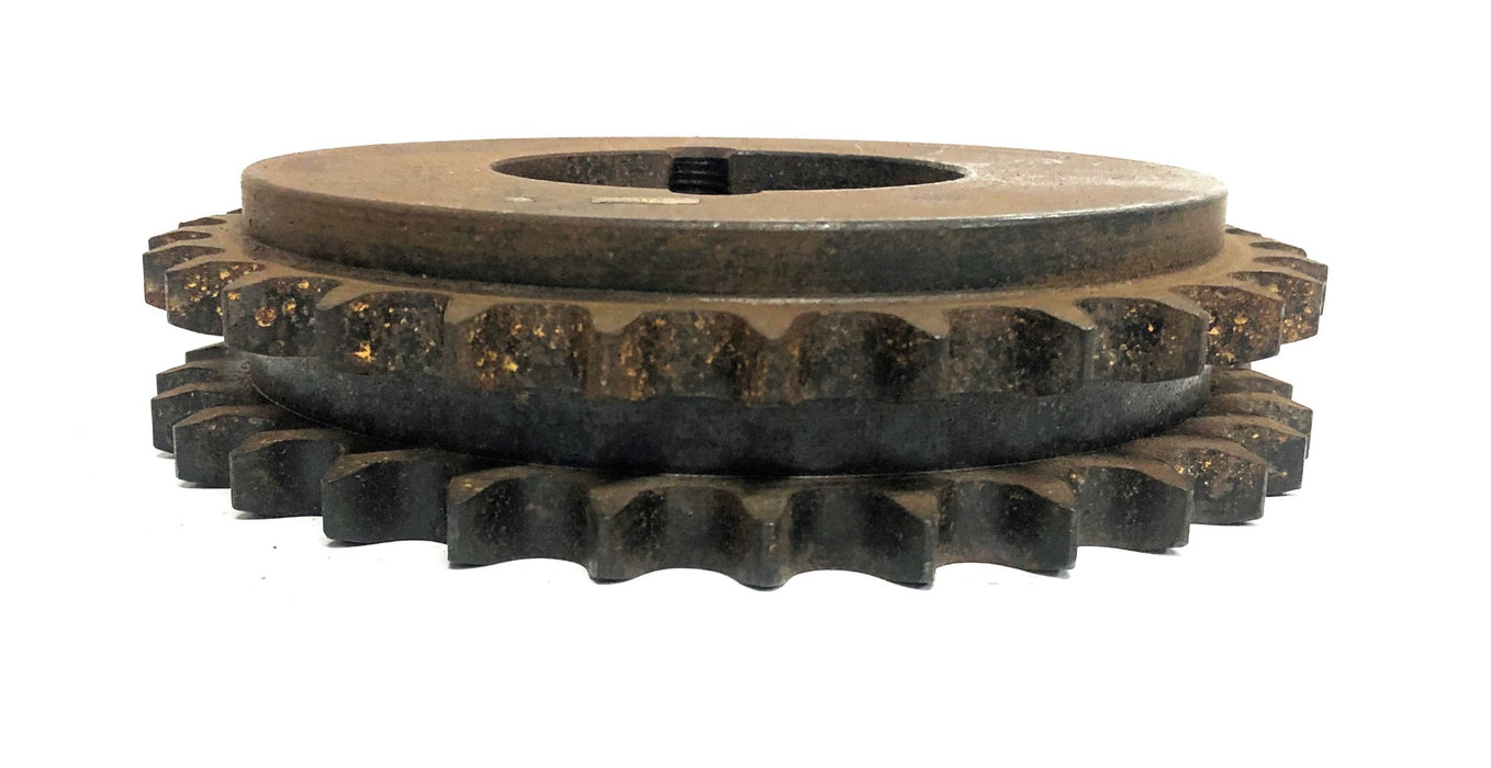 Martin 30 Tooth 3.14 Inch Bore Double Roller Sprocket D60BTB30 2517 NOS