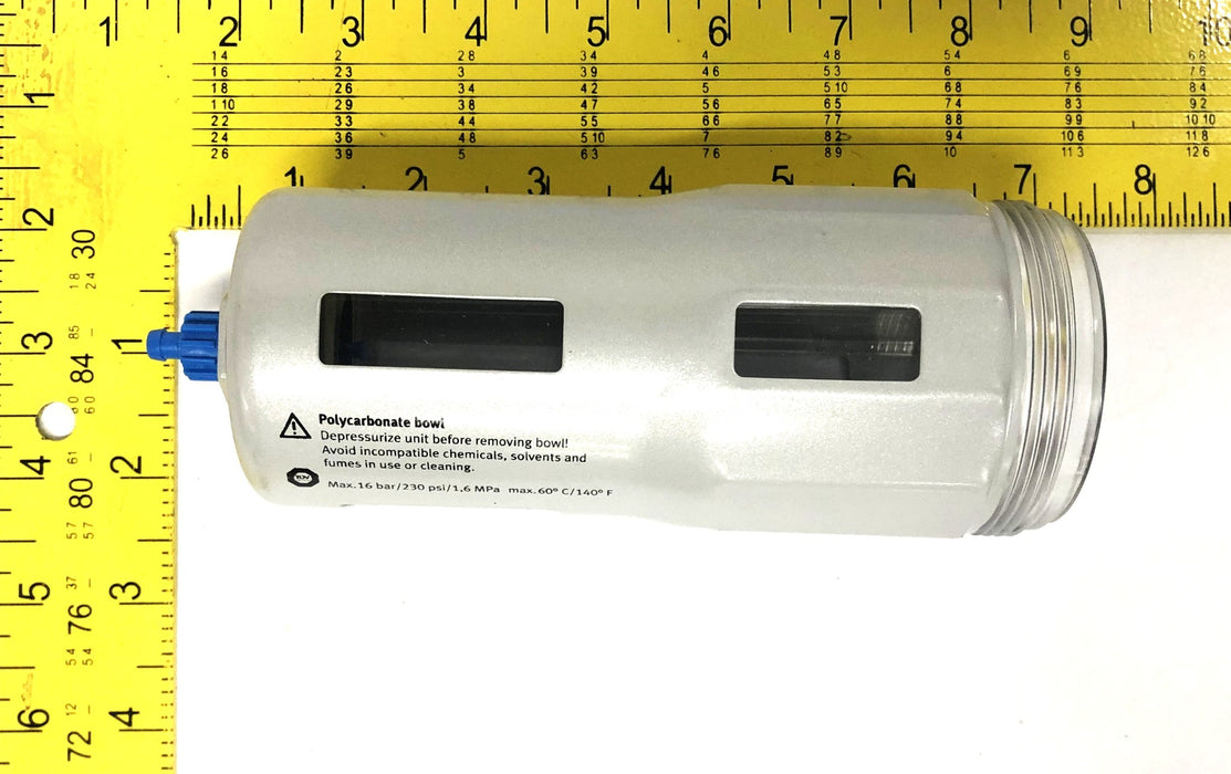 Festo 646230 T243 Polycarbonate Bowl For Filter LF/LFR-D-MAXI NOS