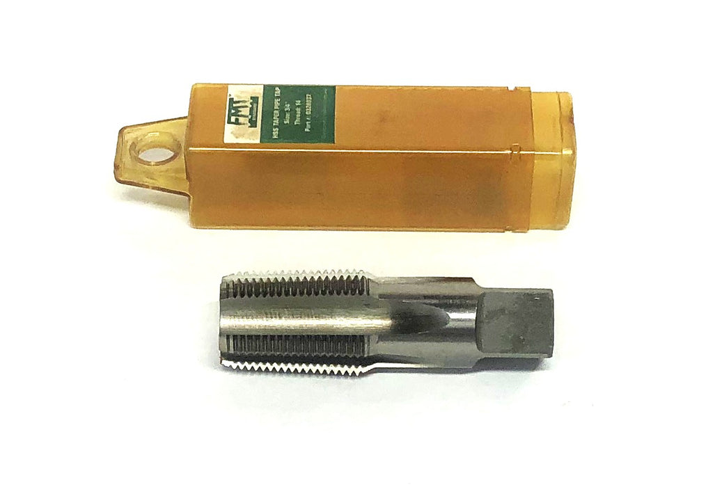 FMT 3/4 Inch 14 Thread 5 Flute HSS Taper Pipe Tap 0326937 NOS