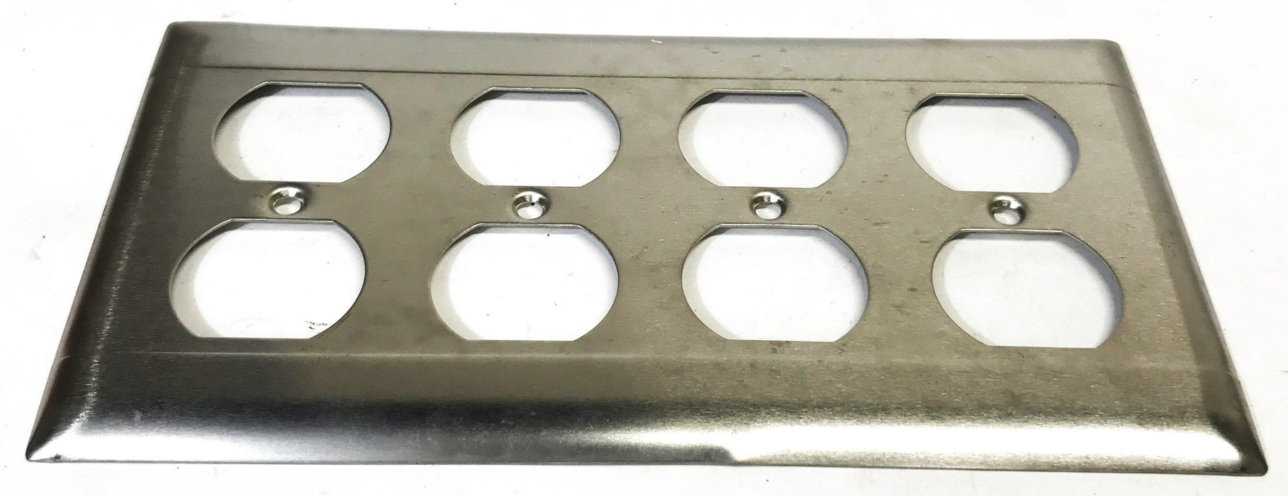 Pass & Seymour Electric 8-Port Stainless Steel Wall Plate 320J [Lot of 5] NOS