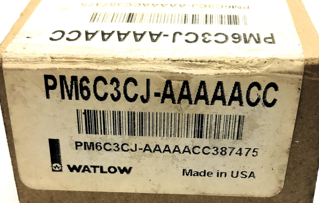 Watlow Panel Mount Temperature Controller PM6C3CJ-AAAAACC NOS