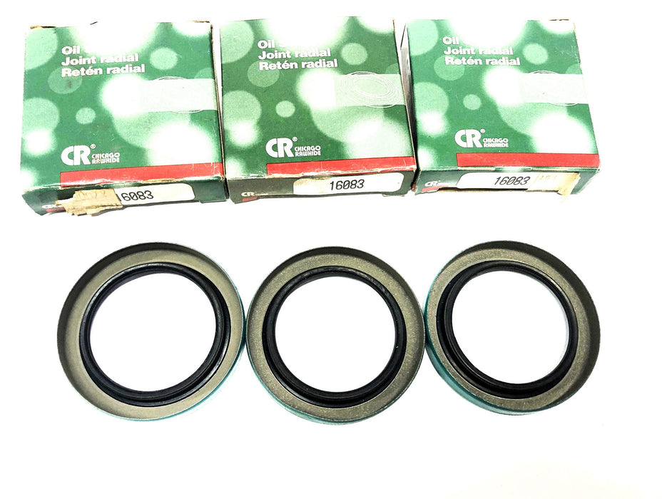 Chicago Rawhide Joint Radial Oil Seal 16083 [Lot of 3] NOS