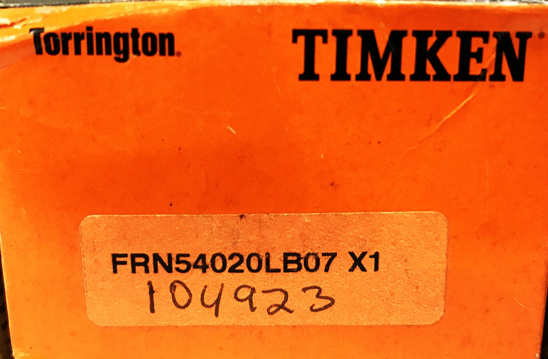 Timken Needle Bearing Guide Roller FRN54020B07 NOS