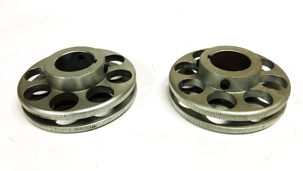 Unbranded 3-1/2 inch 8-Hole Idler Wheel with Key 106854 [Lot of 2] NOS