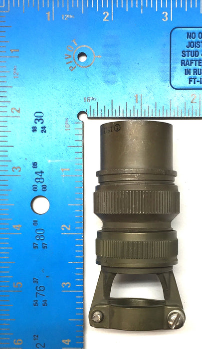 Amphenol 4-Pin Strain Relief Connector 97-3106A22-10P (M85049/52-1-20W) NOS