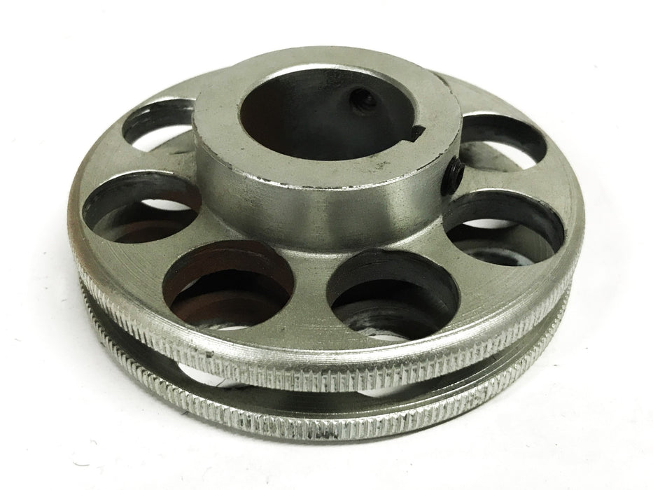 Unbranded 3-1/2 inch 8-Hole Idler Wheel with Key 106854 [Lot of 2] NOS