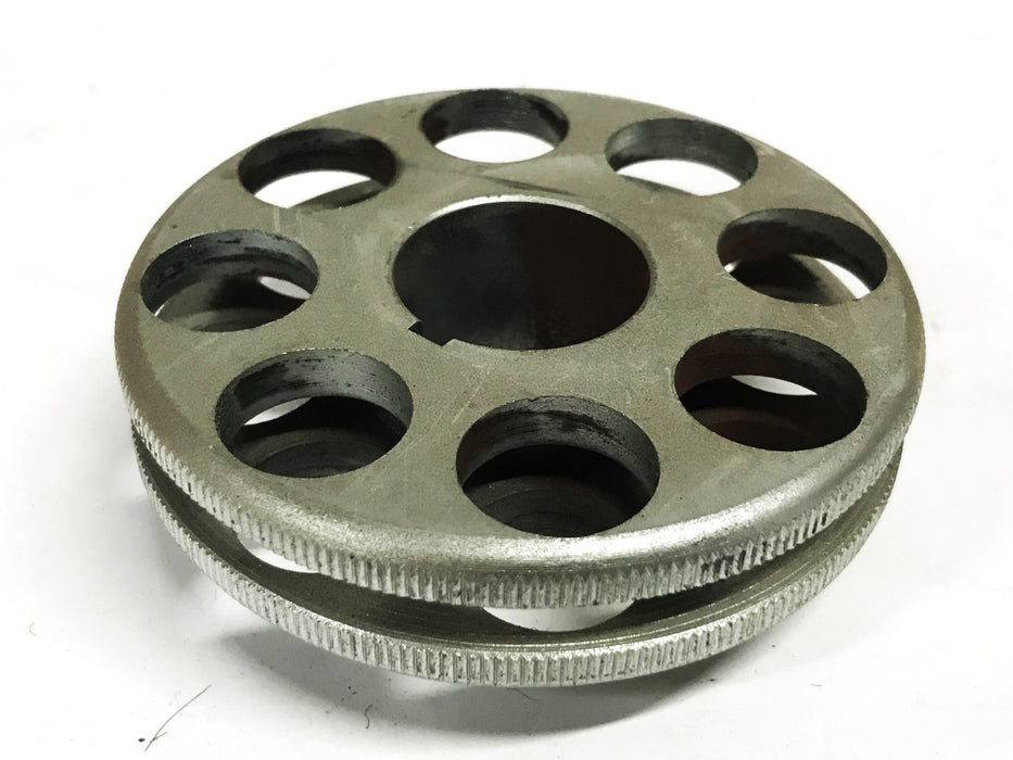 Unbranded 3-1/2 inch 8-Hole Idler Wheel with Key 106854 [Lot of 2] NOS