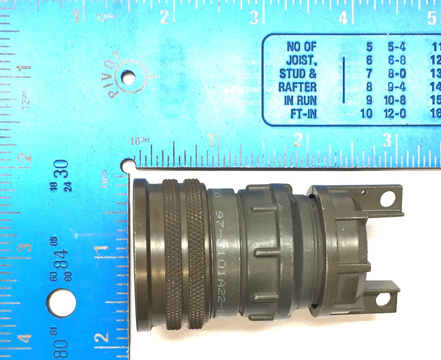 Amphenol 4-Pin Strain Relief Connector w/o Clamp 97-3101A22-10P (7386500) NOS
