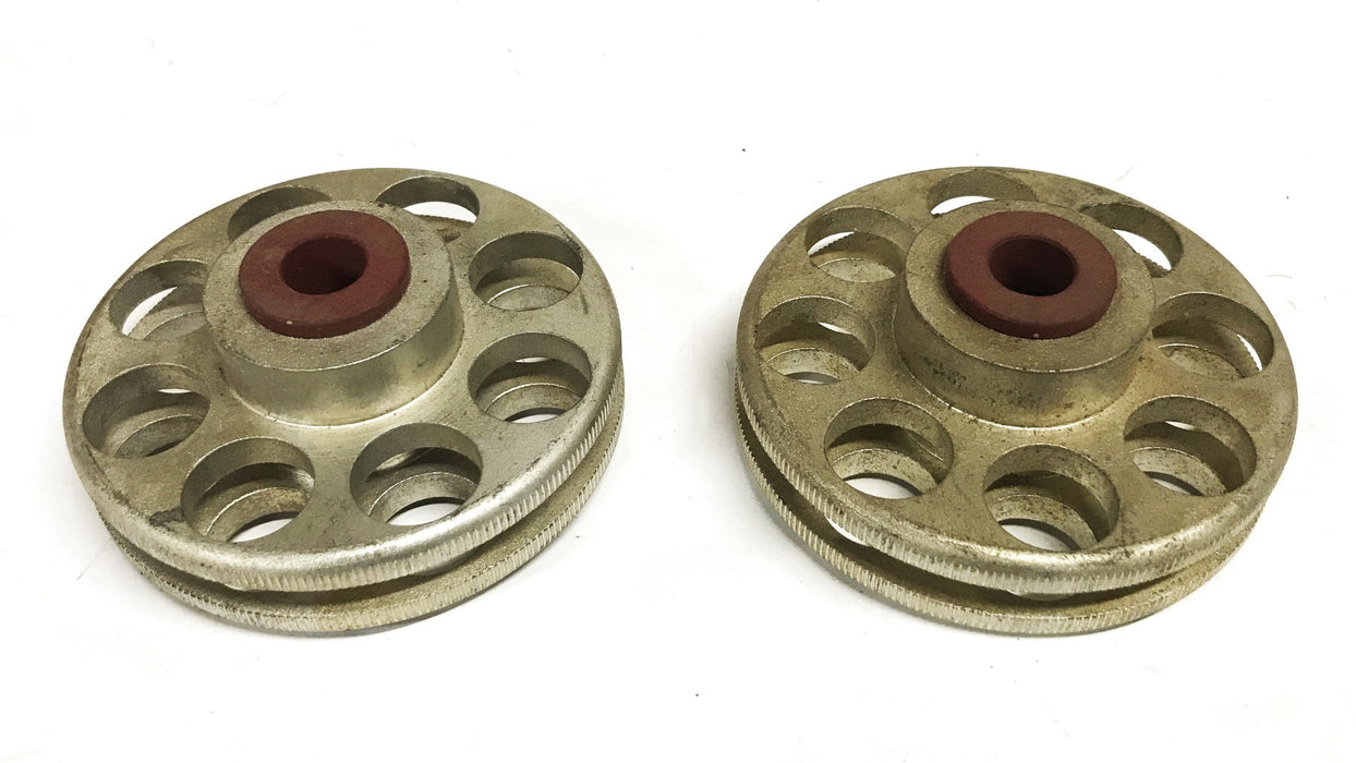 Unbranded 3-1/2 inch 8-Hole Idler Wheel with Rubber Insert 106854 [Lot of 2] NOS