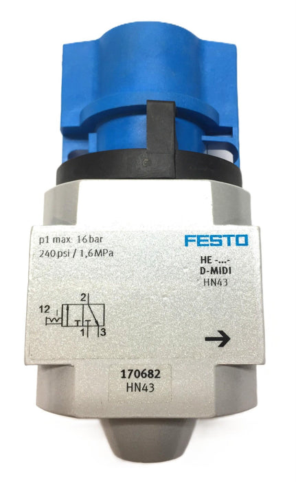Festo On/Off Start Valve HE-D-MIDI (170682) USED
