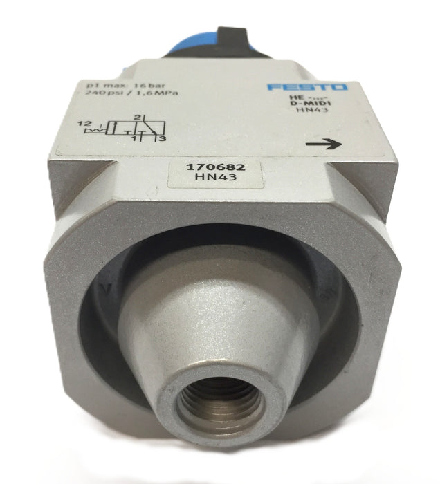 Festo On/Off Start Valve HE-D-MIDI (170682) USED