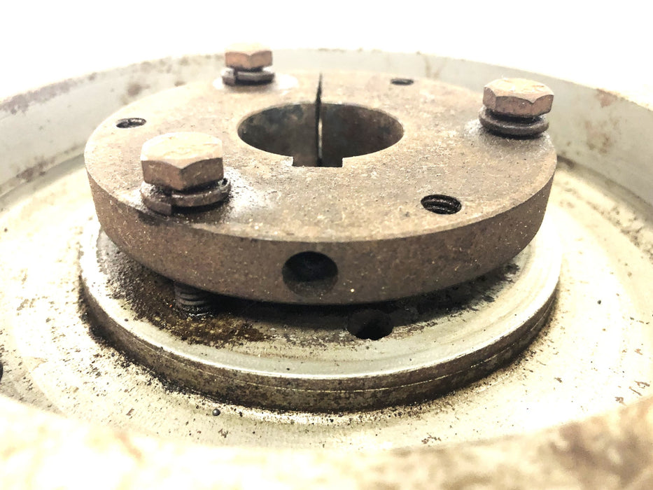 Unbranded 6 Groove Sheave With Taper Lock Bushing 3-3/4x8 Inch USED