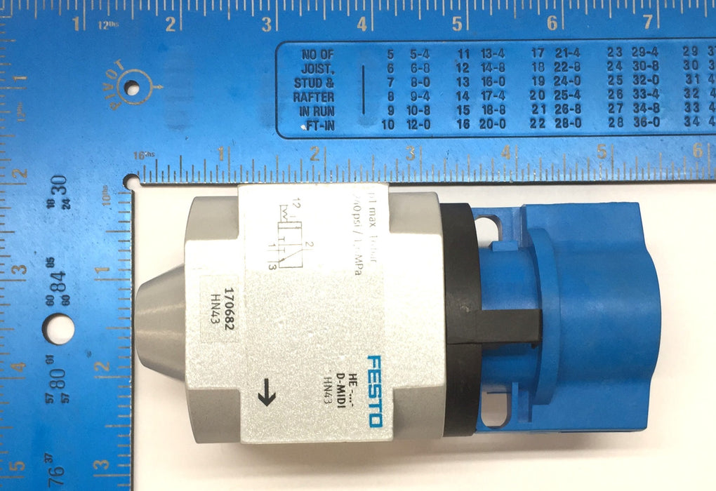 Festo On/Off Start Valve HE-D-MIDI (170682) USED
