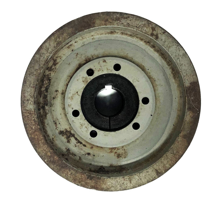 Unbranded 6 Groove Sheave With Taper Lock Bushing 3-3/4x8 Inch USED