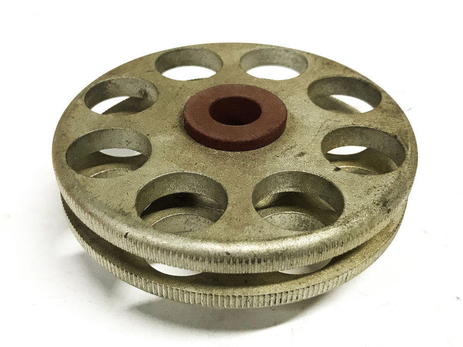 Unbranded 3-1/2 inch 8-Hole Idler Wheel with Rubber Insert 106854 [Lot of 2] NOS