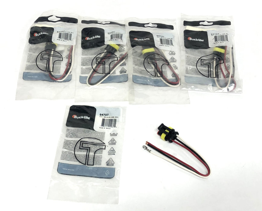 Truck-Lite Sure Seal Stop/Turn/Tail Pigtail 94707 [Lot of 5] NOS