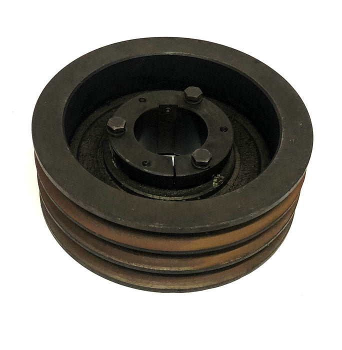 Unbranded 3 Groove Sheave With Taper Lock Bushing 6.6X3B.SD TZE USED