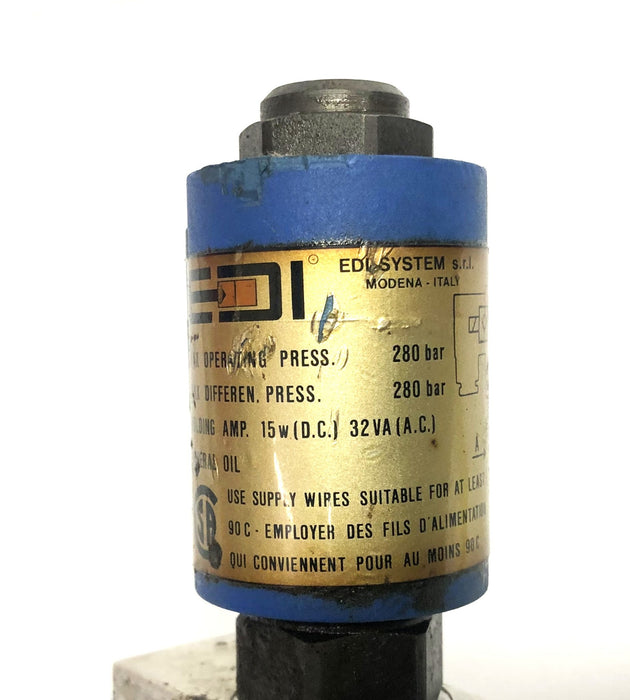 EDI Hydraulic Valve DE151402 USED