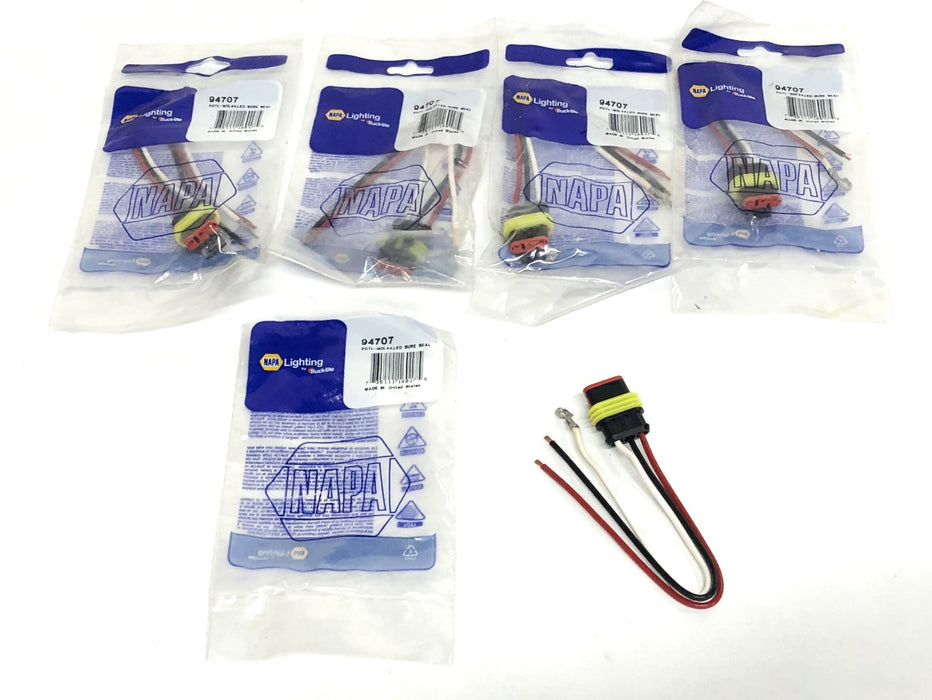 NAPA Sure Seal Stop/Turn/Tail Pigtail 94707 [Lot of 5] NOS