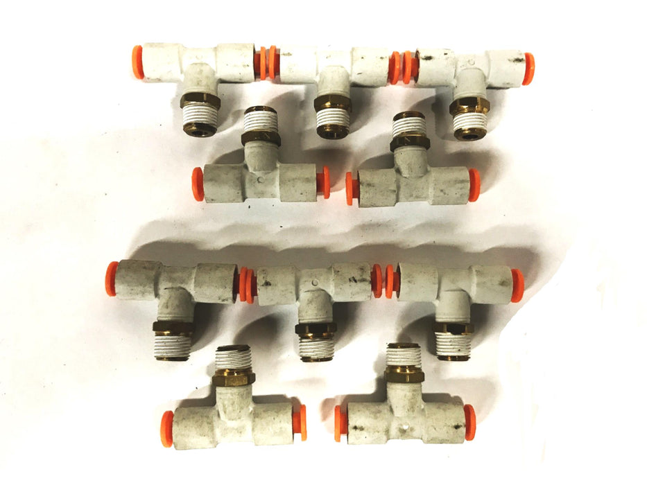 SMC 1/8 inch x 3/16 inch One-Touch Branch Tee KQ2T05-34S [Lot of 10] NOS
