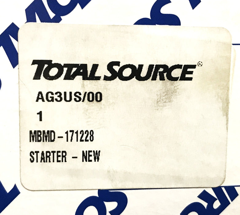 Total Source Forklift Mitsubishi Starter MBMD-171228 NOS